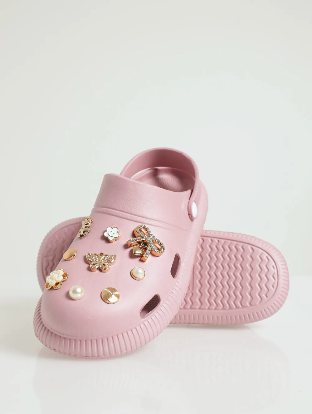 Embellished Bumper - Dusty Pink