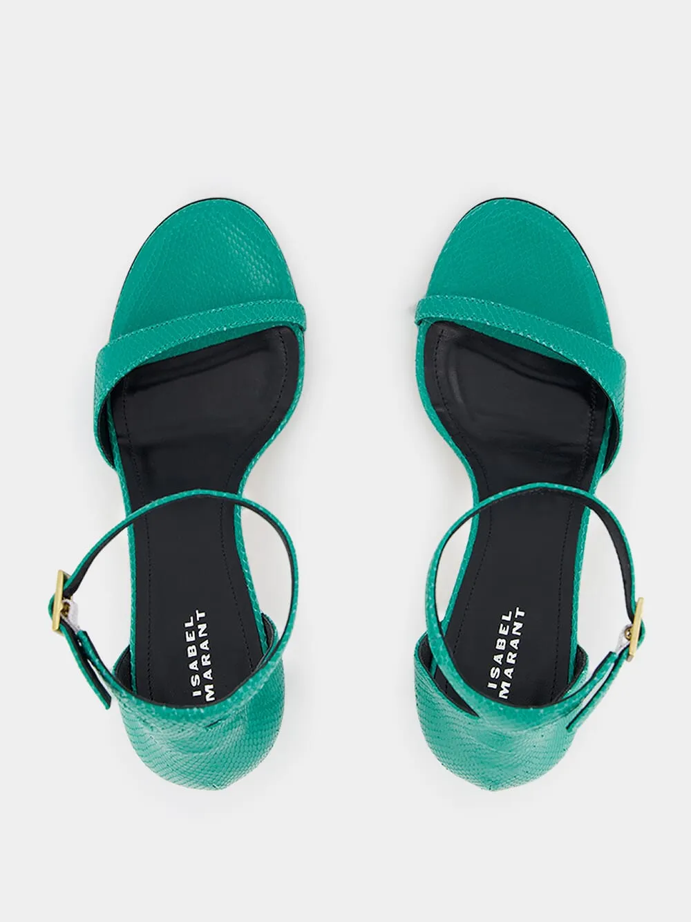 Emerald Ailisa Leather Sandals