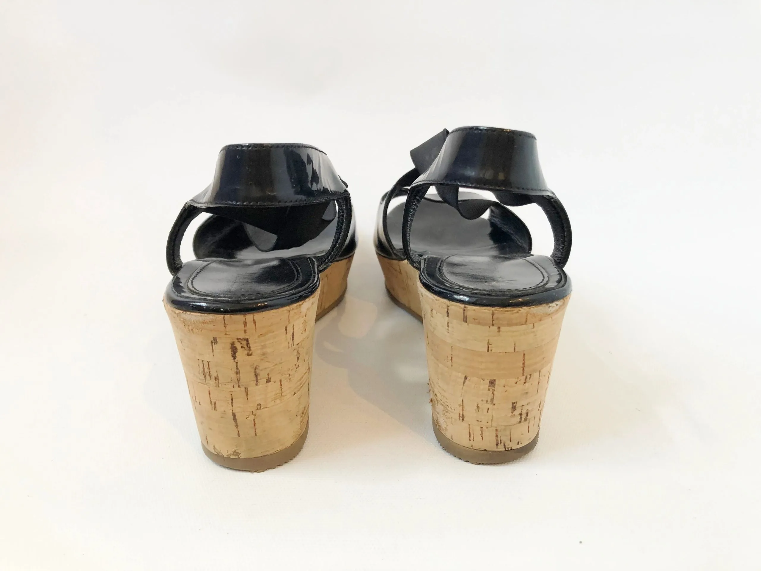 Fendi Cork Wedge Size 41 It (11 Us)