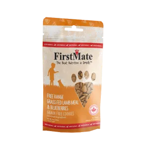 FirstMate Pet Foods Mini Trainers Grass Fed Lamb Meal & Blueberries Dog Treats