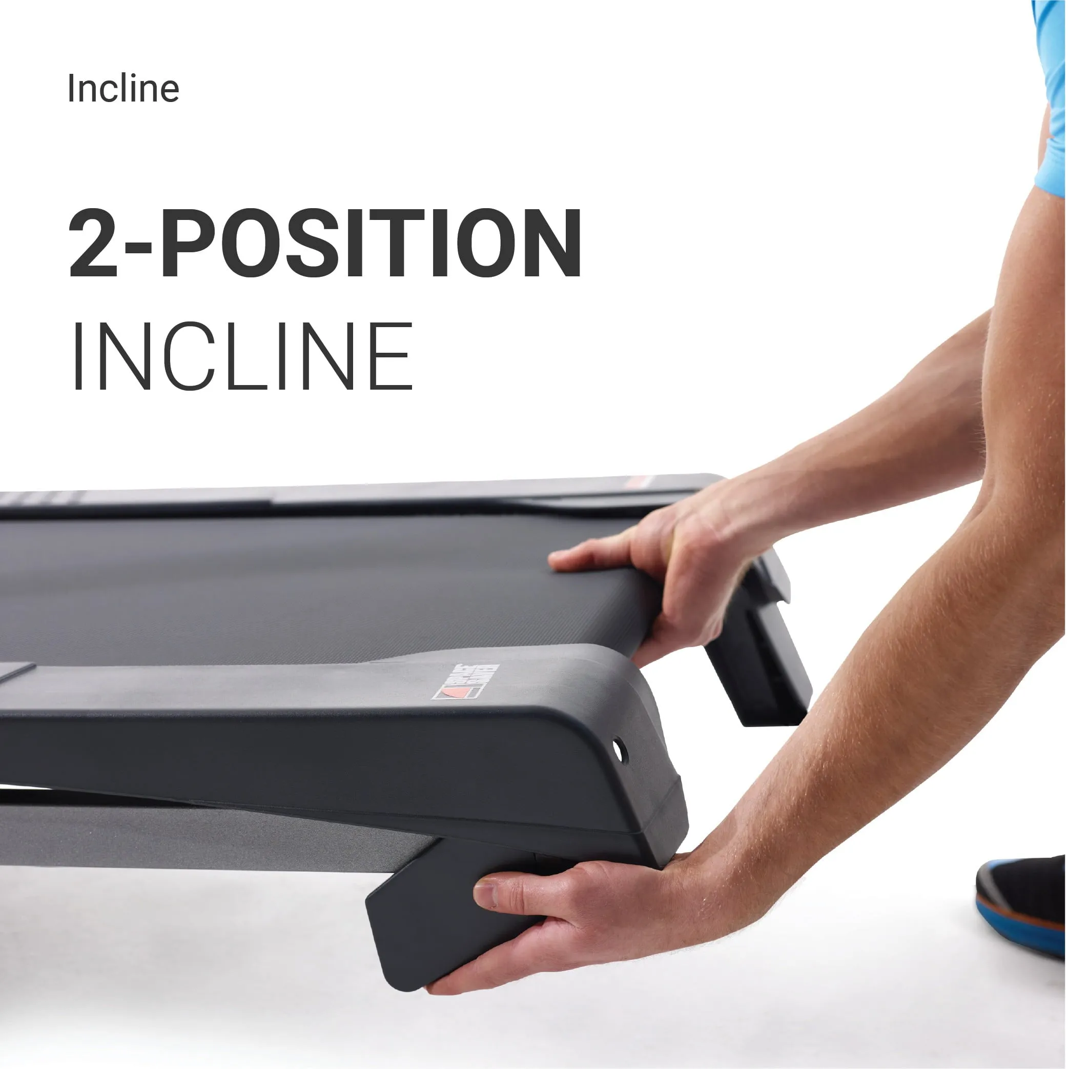 Folding Treadmill, iFit Compatible with Manually Adjustable Incline