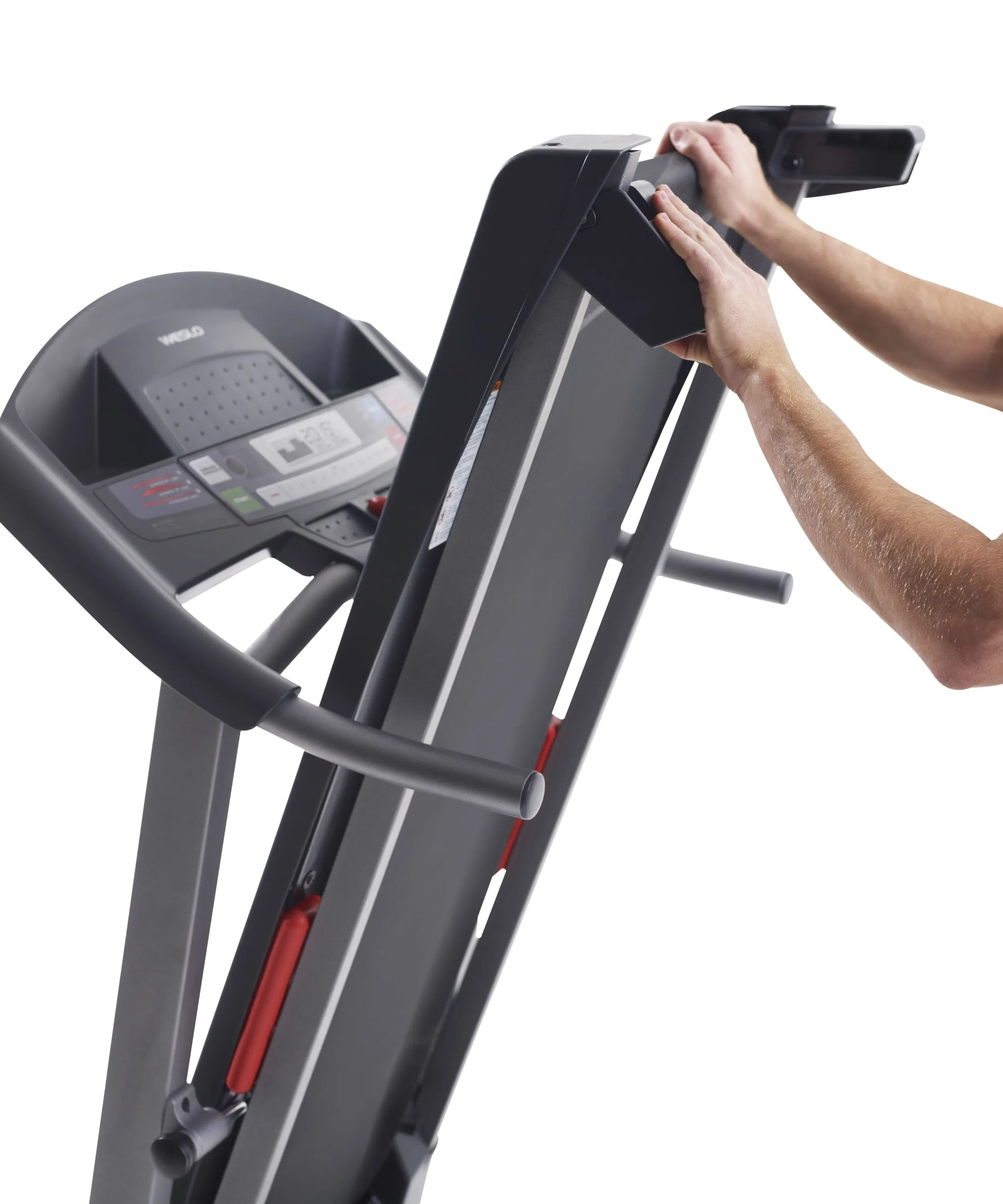 Folding Treadmill, iFit Compatible with Manually Adjustable Incline