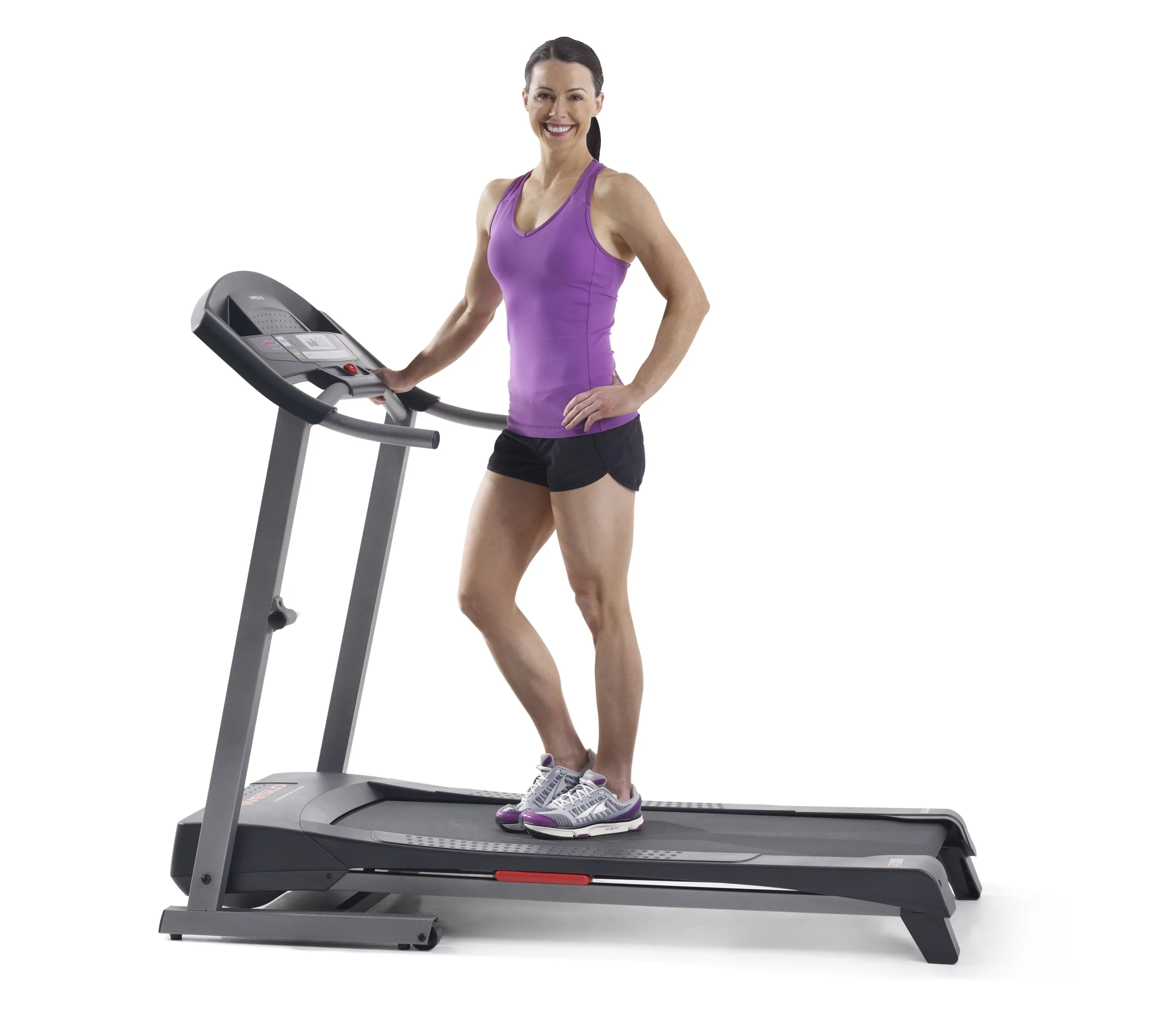 Folding Treadmill, iFit Compatible with Manually Adjustable Incline