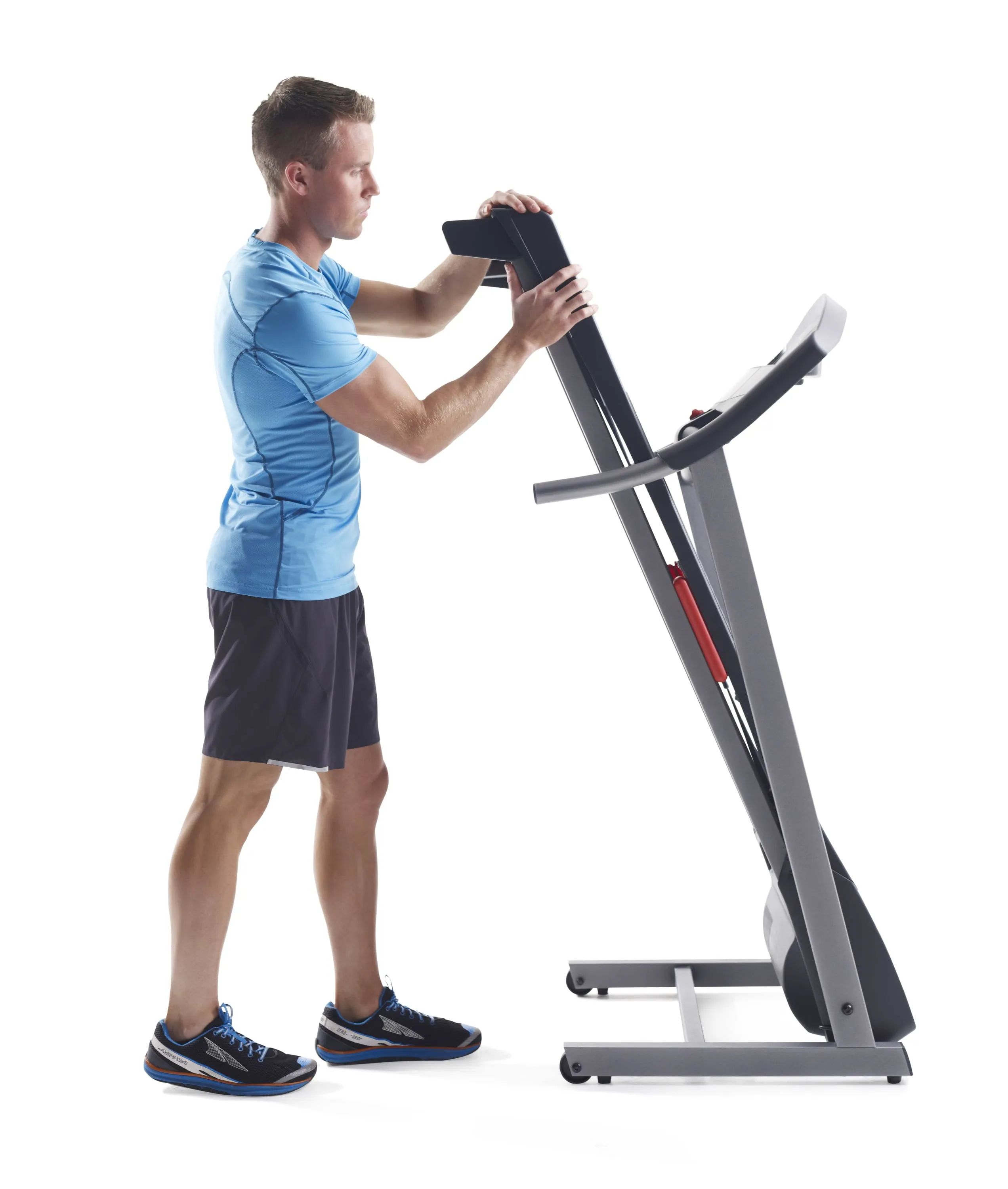 Folding Treadmill, iFit Compatible with Manually Adjustable Incline