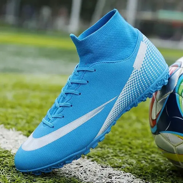 Football Shoes Futsal Training High Cut Soccer Shoes Outdoor Sneaker