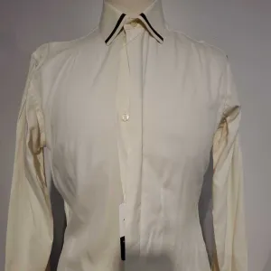 Friersons CreamW/Brown Stripe on Collar