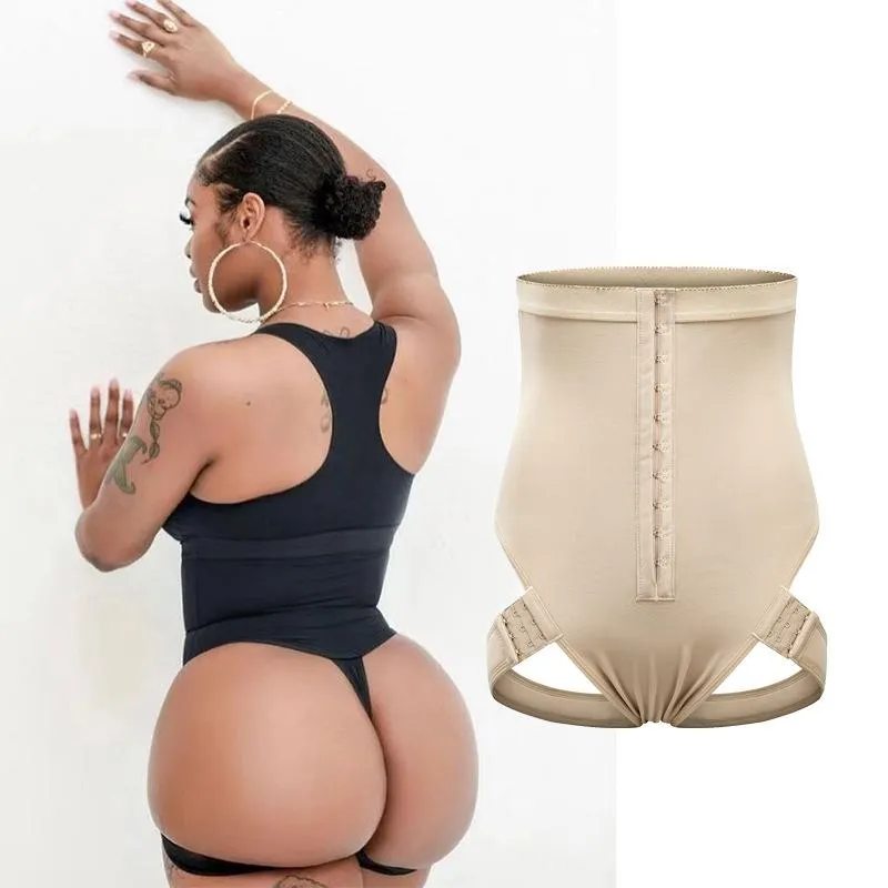 Front Hooks Waist Trainer Butt Lifter Shaper