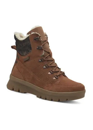 Fur-lined high boots