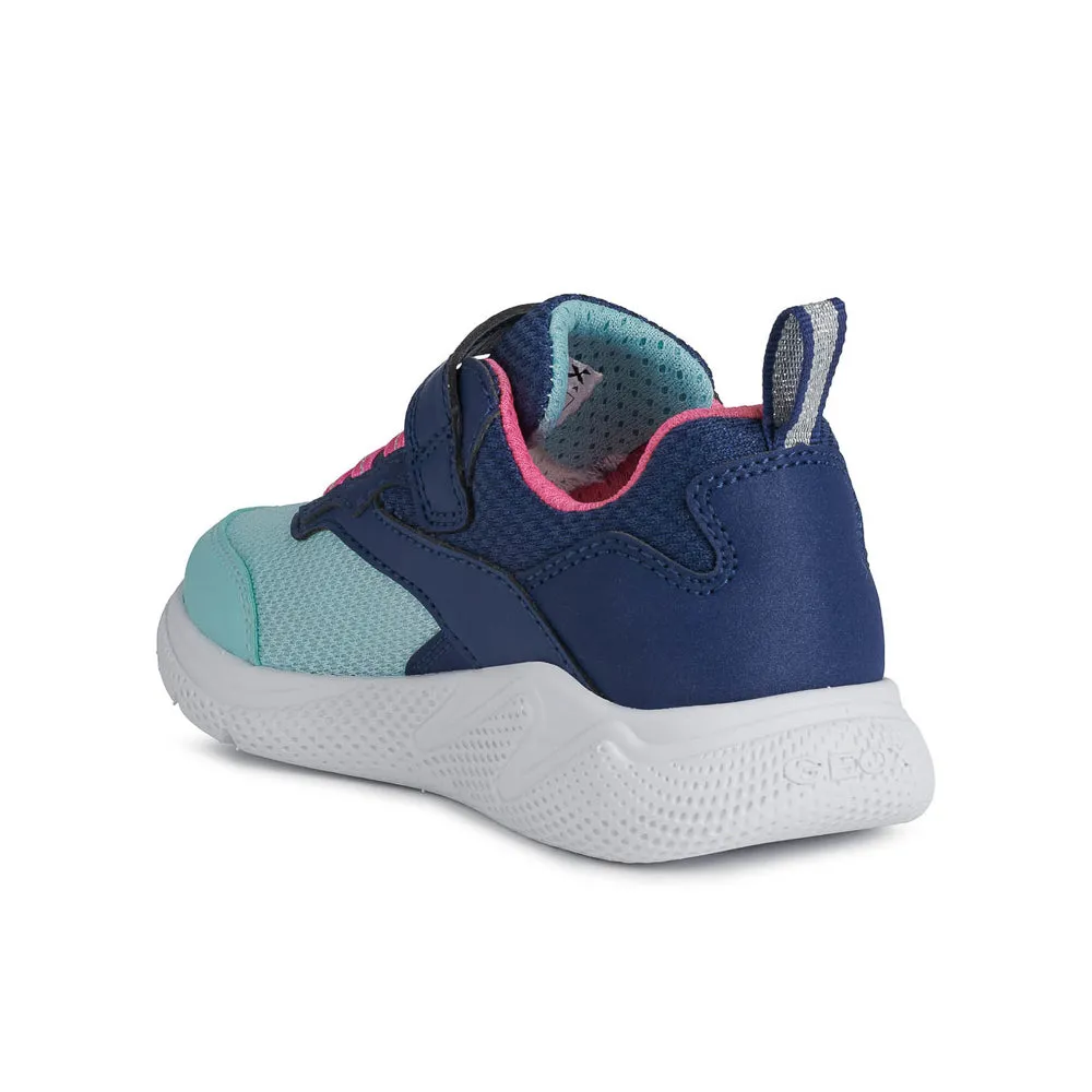 Geox J Sprintye Girl Navy/Watersea Trainers