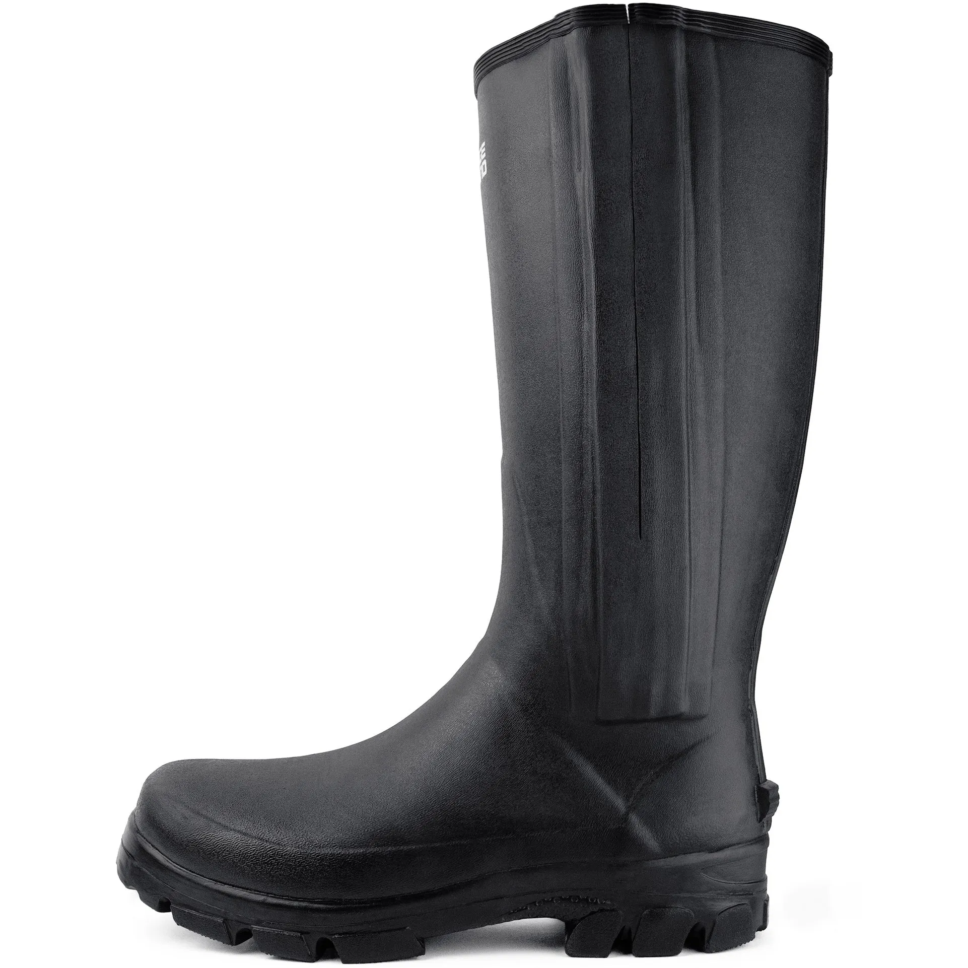GlenSZ Side Zip Neoprene Lined Wellington Boots
