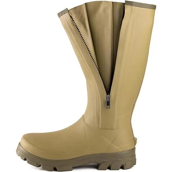 GlenSZ Side Zip Neoprene Lined Wellington Boots
