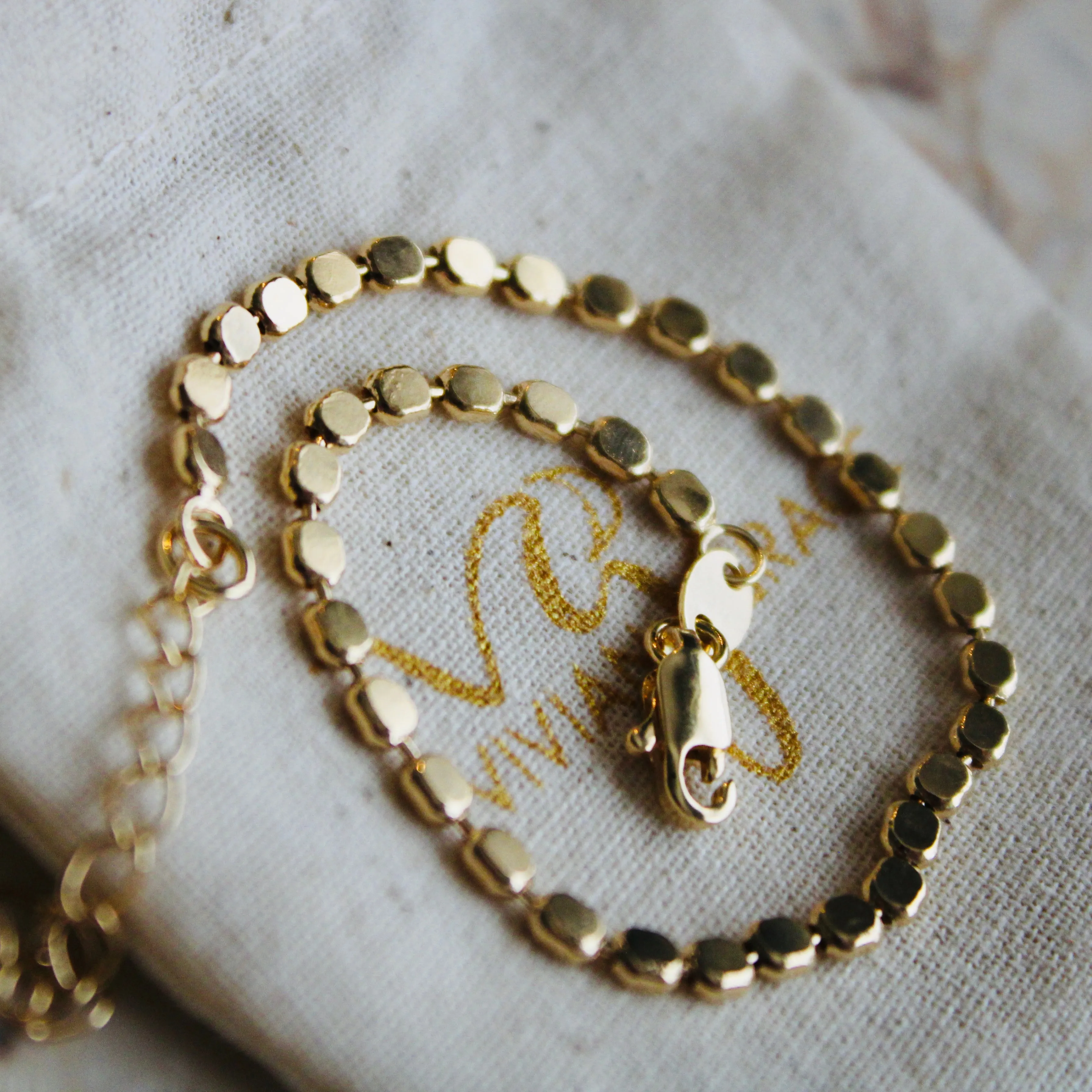 Gold Filled Orb Bracelet