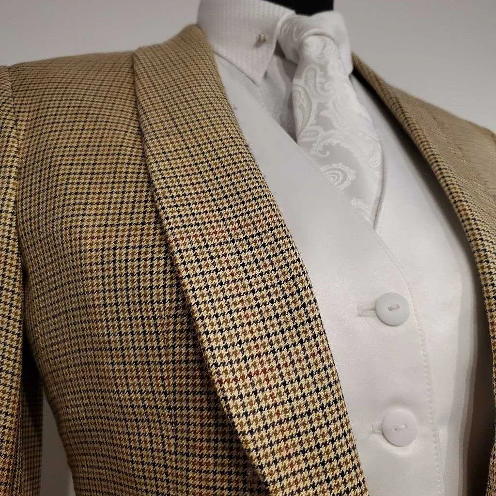 Gold Hondstooth Daycoat
