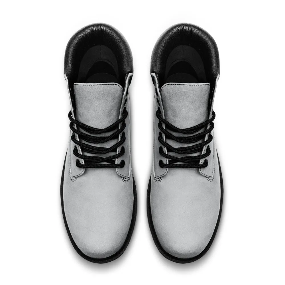Gray Suede Boots