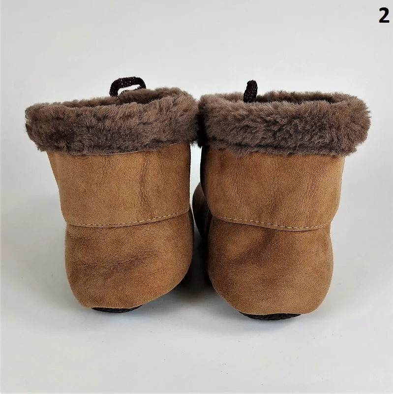 Handmade suede & hide house shoes - soft & warm house slippers