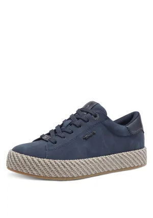 Hess Sole Platform Trainer - Navy