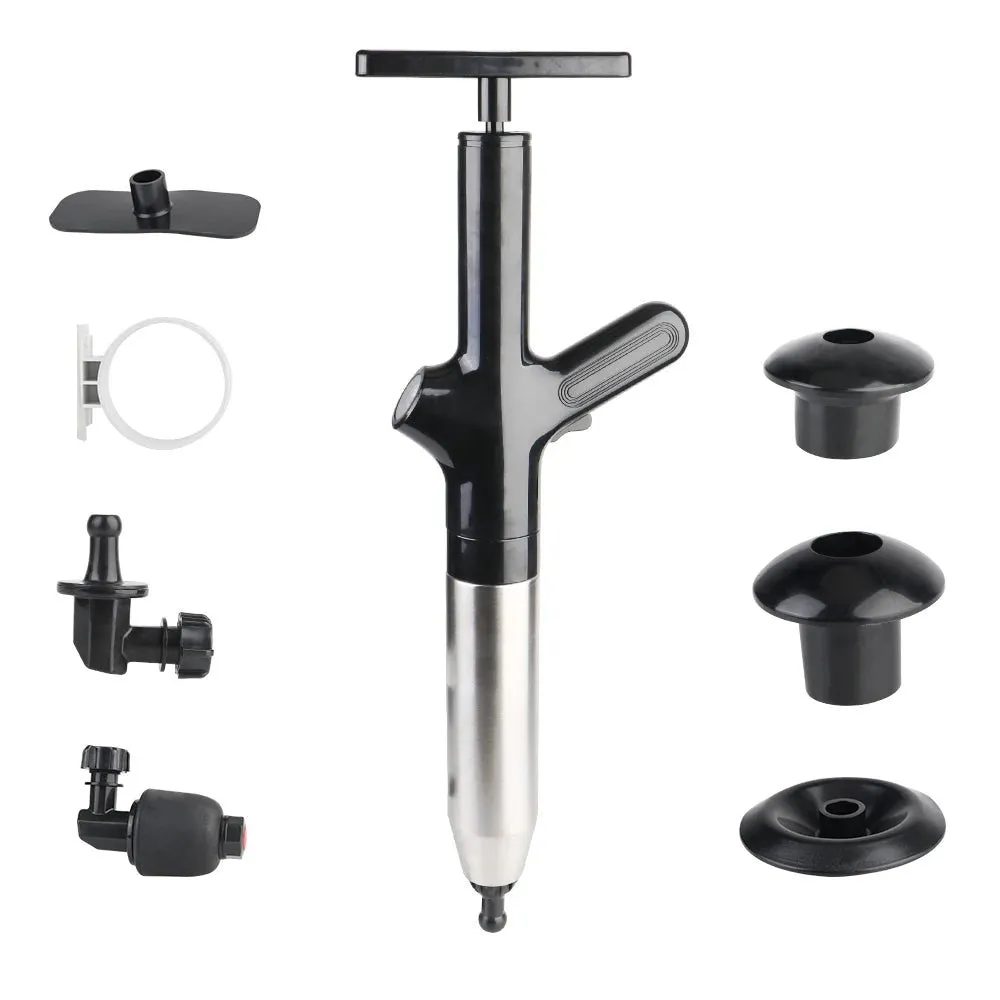 High Pressure Toilet Plunger Eco-Friendly Sewer Pipe Unblocker Air Drain Blaster Clog Remover Hydro Blast Drainage Tool