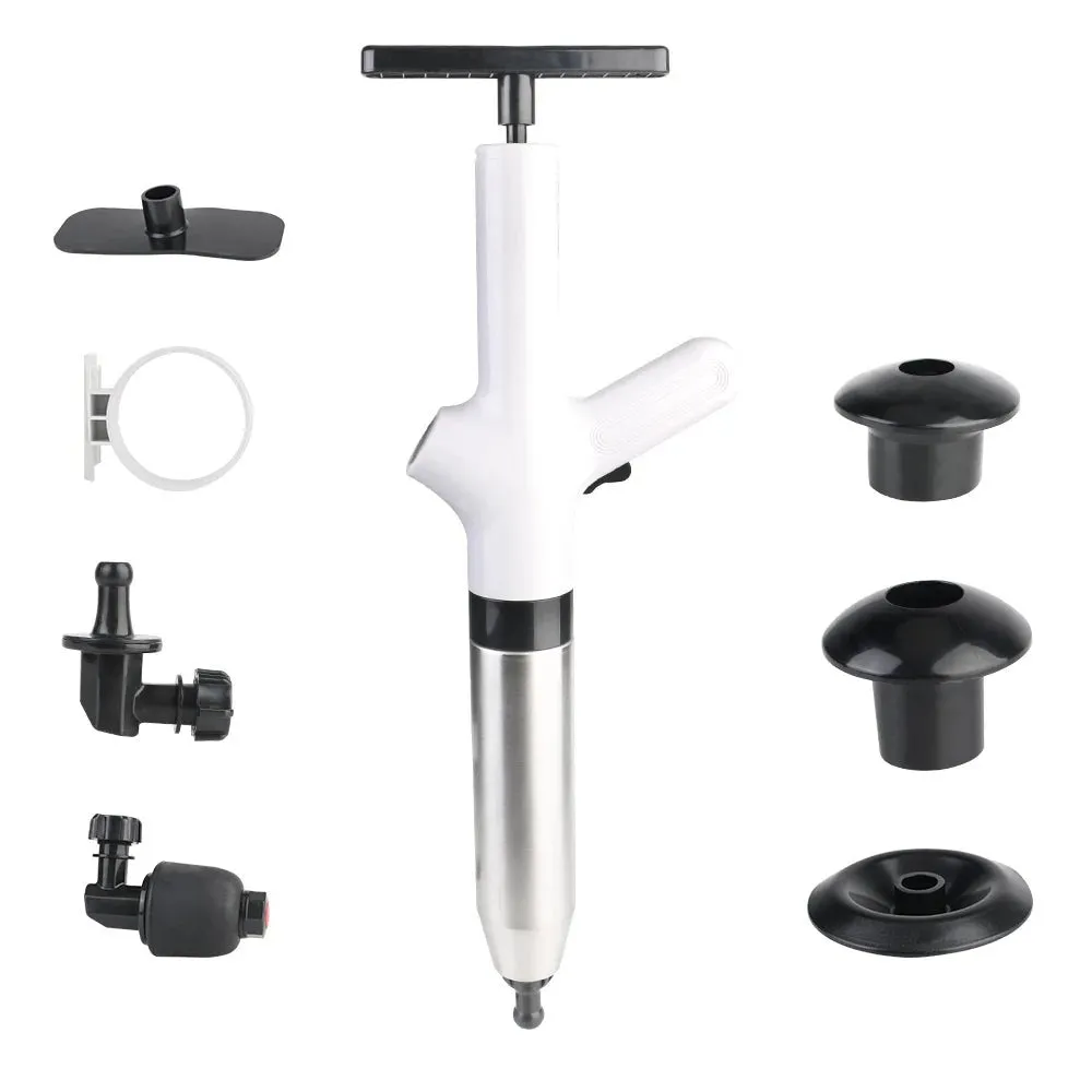High Pressure Toilet Plunger Eco-Friendly Sewer Pipe Unblocker Air Drain Blaster Clog Remover Hydro Blast Drainage Tool
