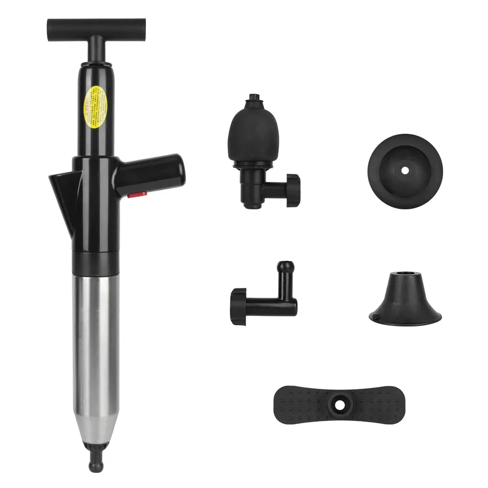 High Pressure Toilet Plunger Eco-Friendly Sewer Pipe Unblocker Air Drain Blaster Clog Remover Hydro Blast Drainage Tool