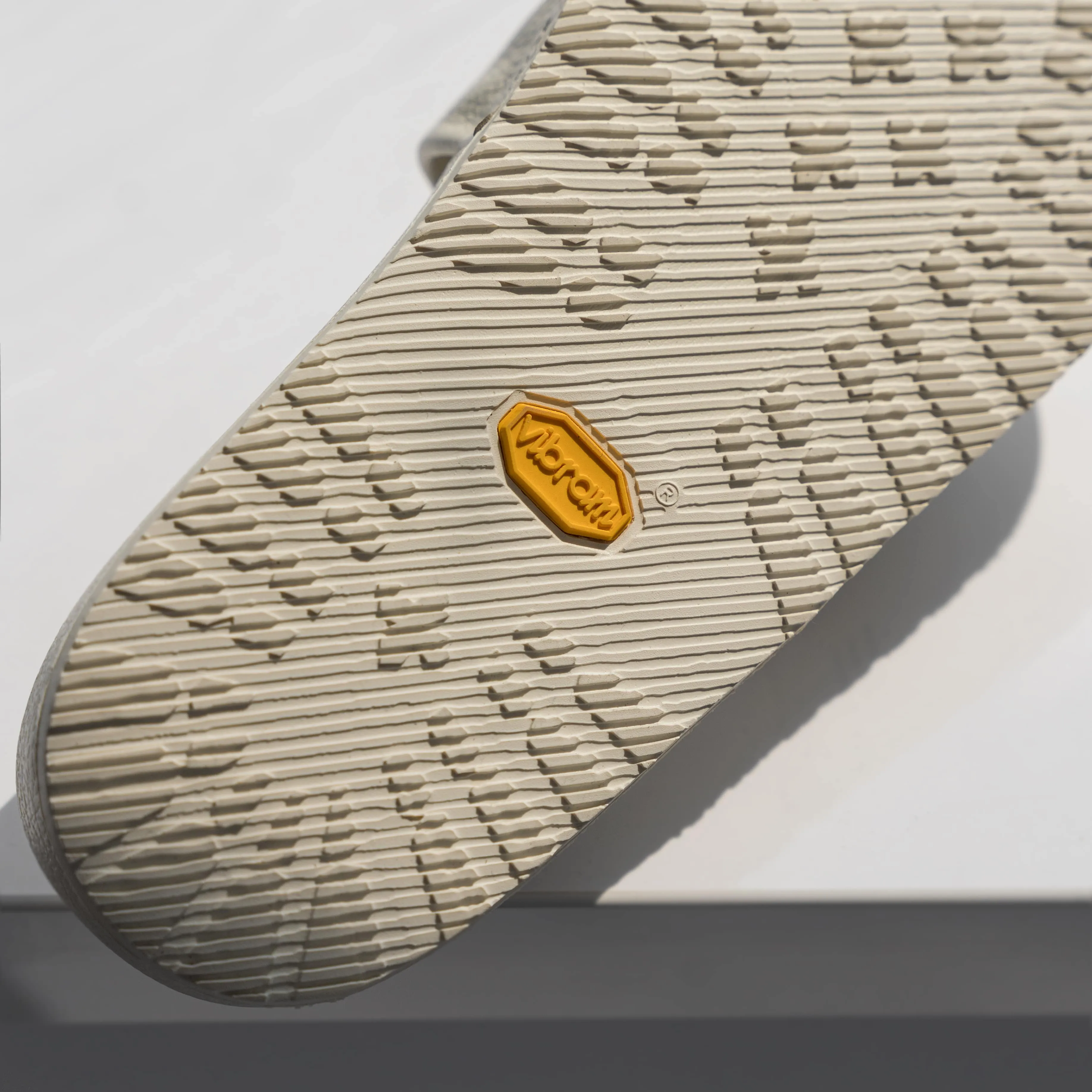 Hinson LUXURY GRIP SLIDE Off White Leather Milled
