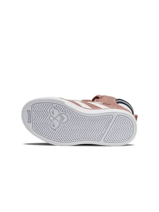 Hummel Stadil Pro Junior Cedar Wood Leather and Suede Trainers