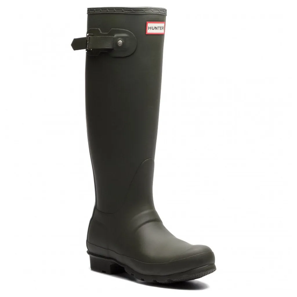 Hunter Original Rubber Men's Tall Wellington Boots - Dark Olive