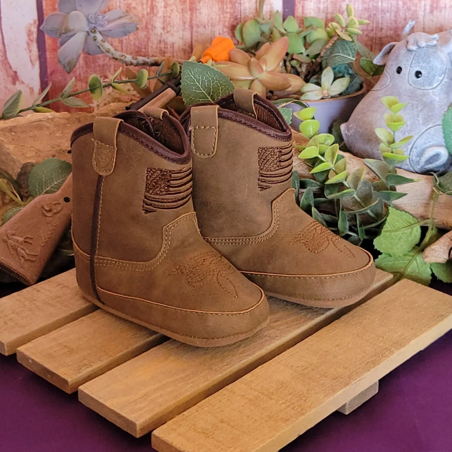 Infant Lil Stompers Booties "Anthem Patriot" by Ariat A442003002