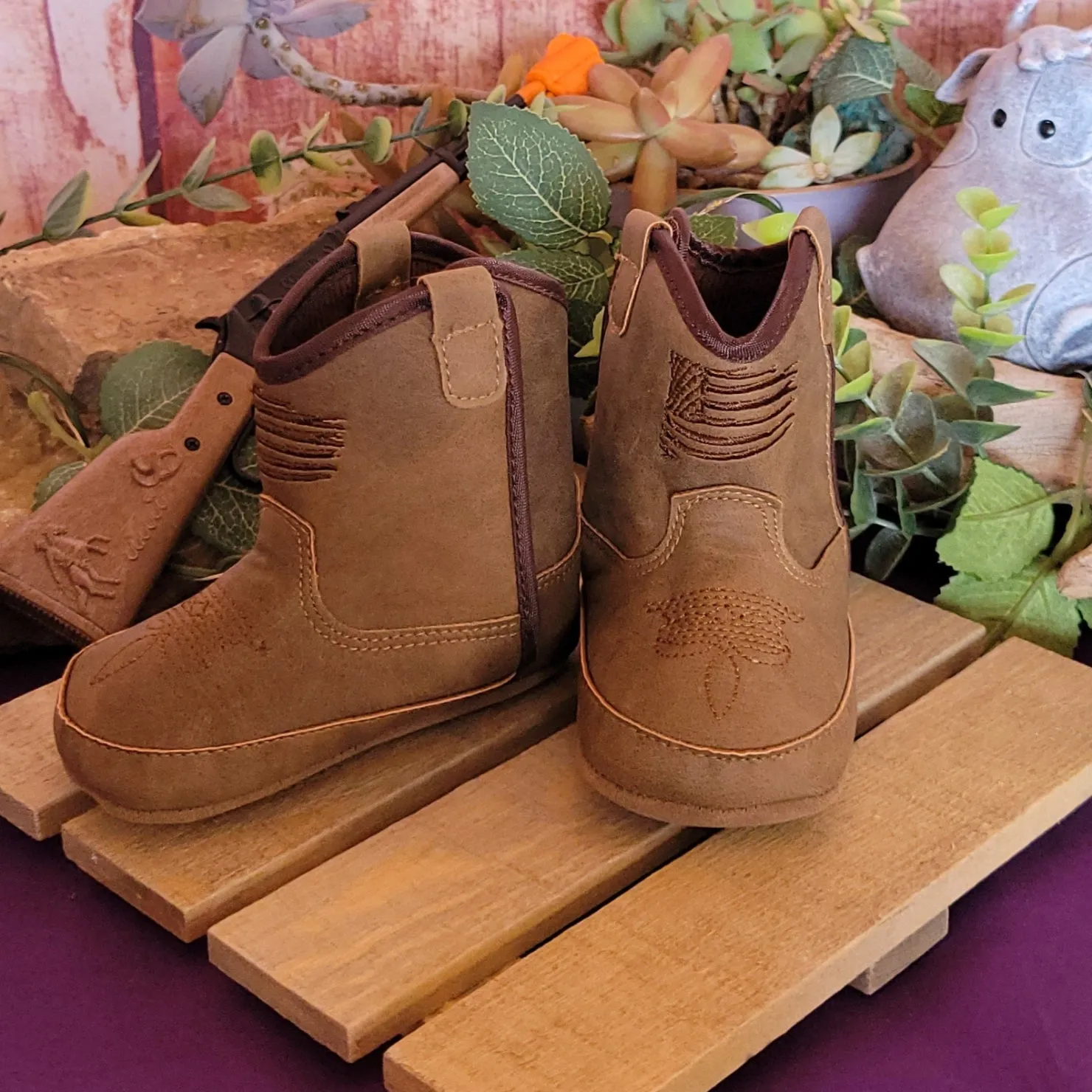 Infant Lil Stompers Booties "Anthem Patriot" by Ariat A442003002