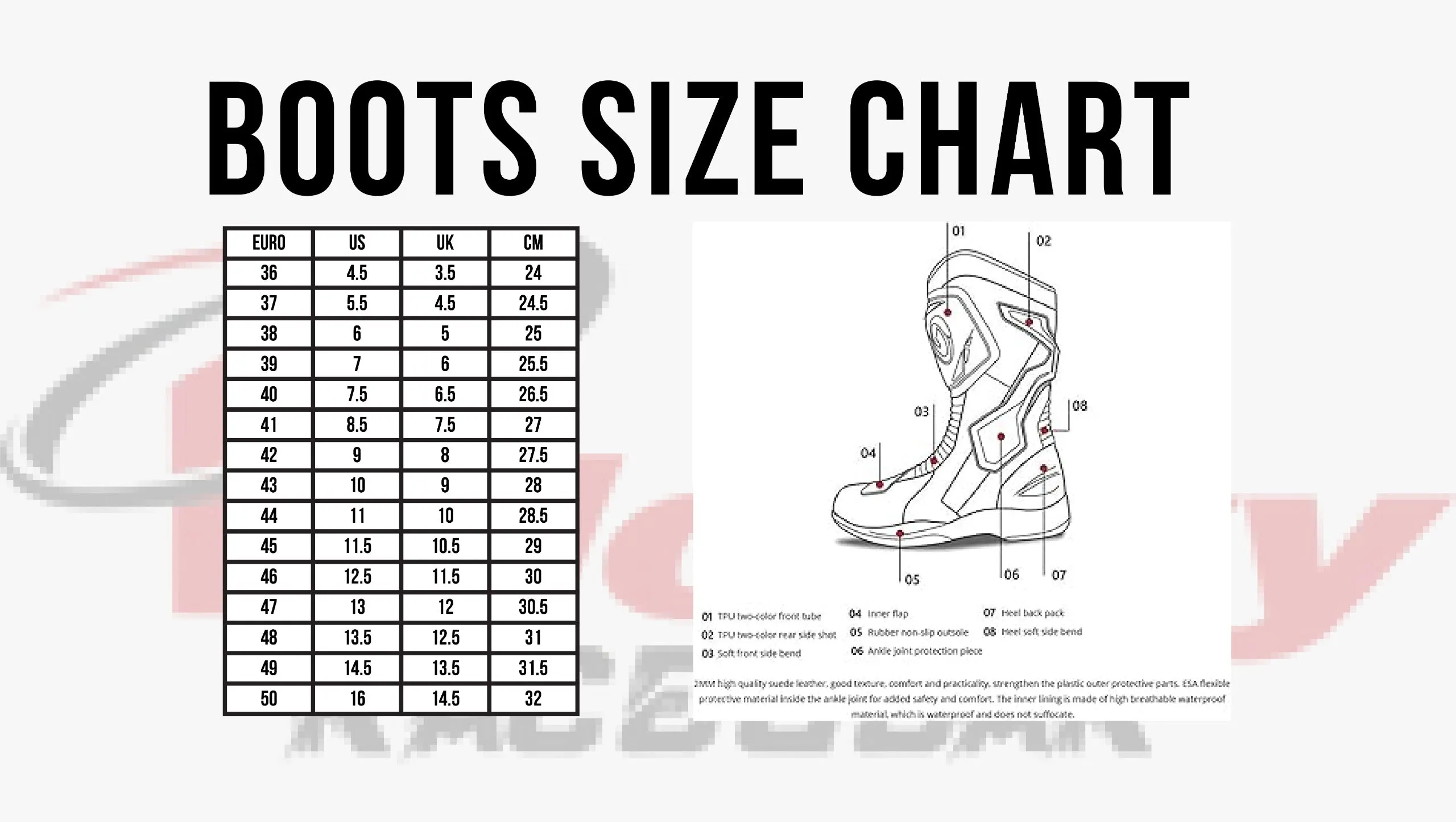 IXS Sepang Black Motorcycle Racing Boots
