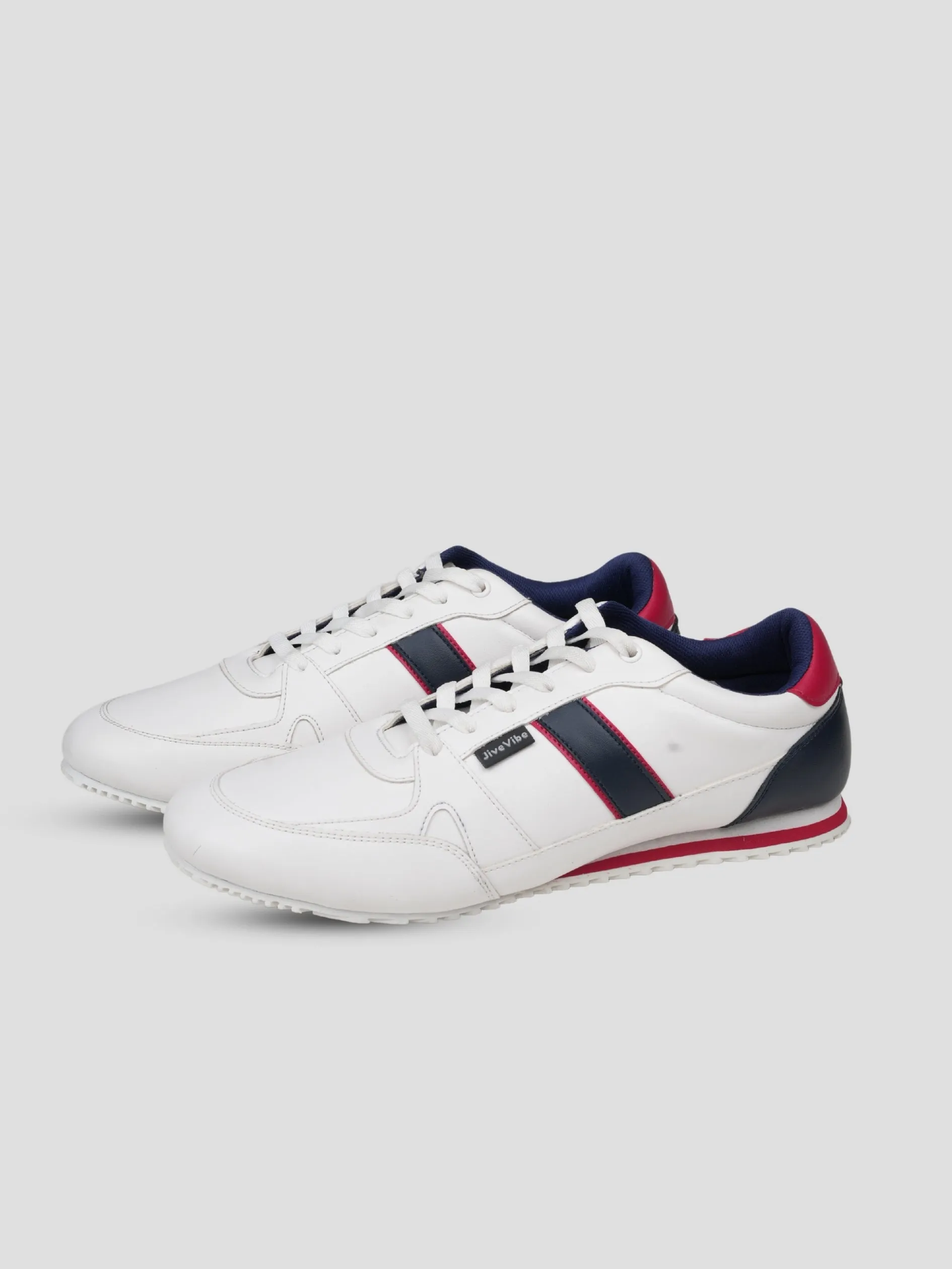 JiveVibe Men's Lace-Up Sneakers – Stylish & Comfortable