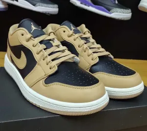 Jordan1Low "Desert Black"