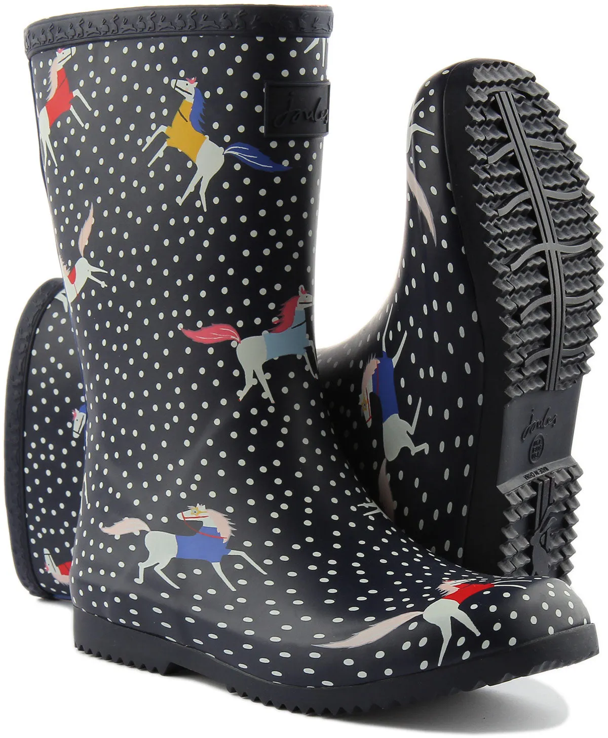 Joules Junior Roll Up In Navy White For Kids