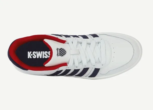 K-Swiss Court Palisades Trainer - Peacot/White/White