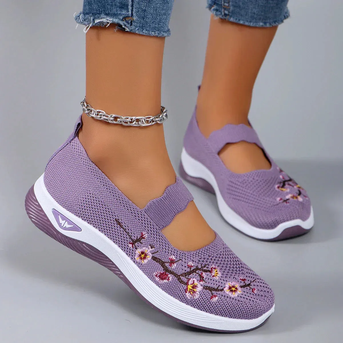 Liora | Floral Comfort Sneakers