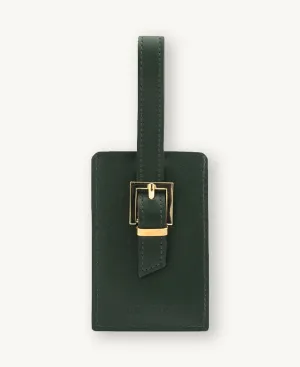 LUGGAGE TAG SMOOTH GREEN