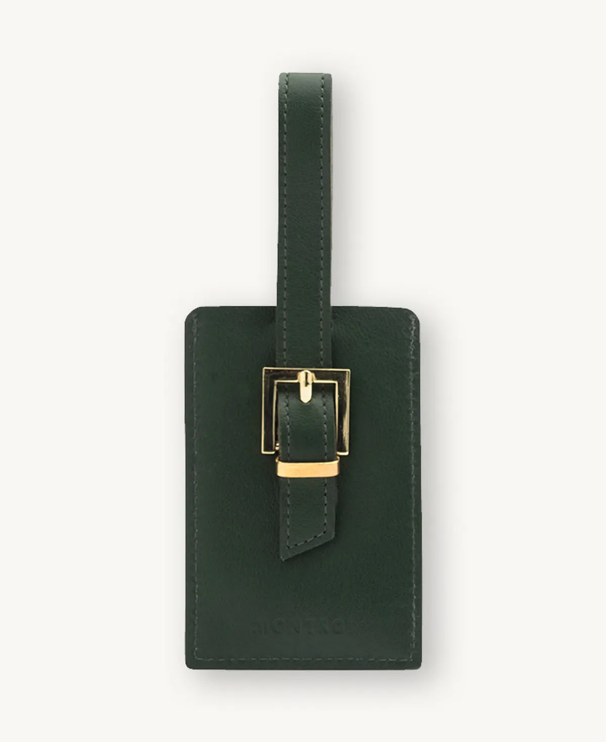 LUGGAGE TAG SMOOTH GREEN
