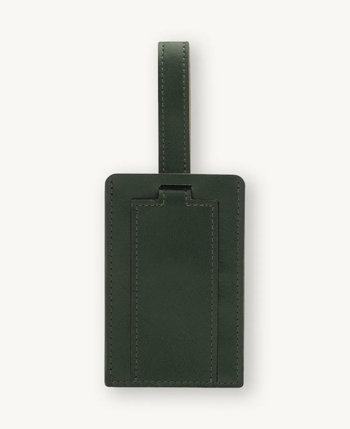 LUGGAGE TAG SMOOTH GREEN