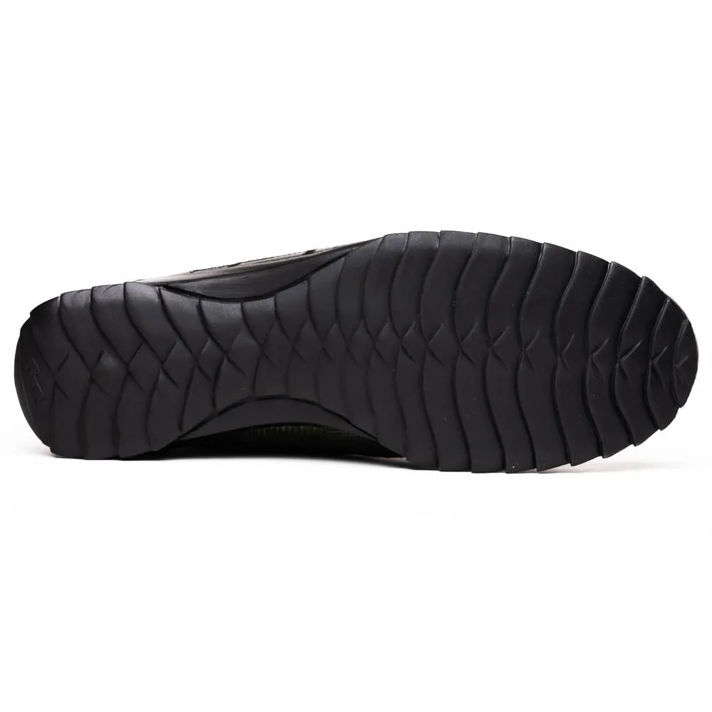Marco Di Milano Bari in Green Lizard Sneakers