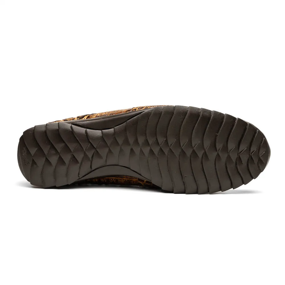 Marco Di Milano Kratos Orix Rustic Caiman Crocodile Sneakers