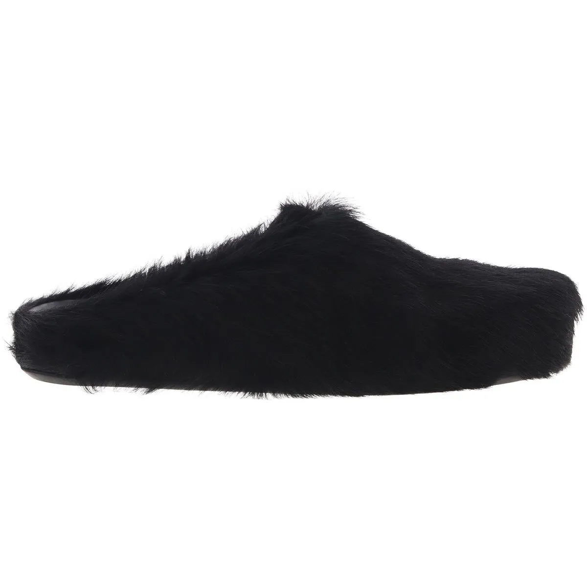 Marni Mens Fussbett Sabot Mules  Calf Hair Clogs
