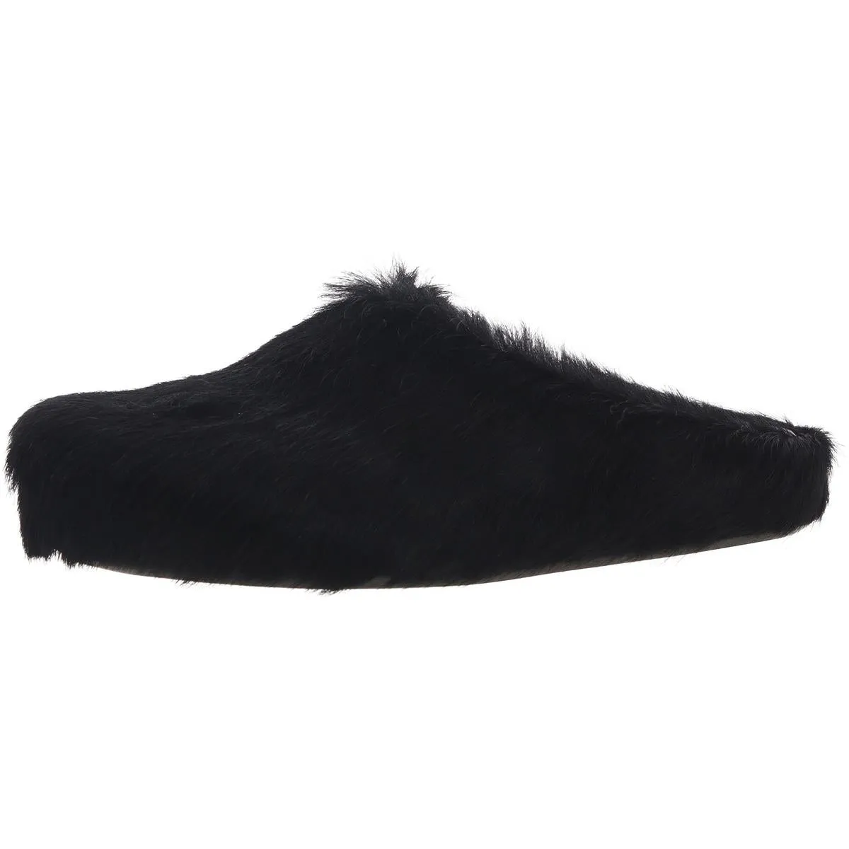 Marni Mens Fussbett Sabot Mules  Calf Hair Clogs