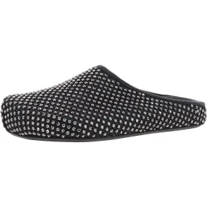 Marni Mens Rhinestone Embellished Slip on Clogs Rhinestone Leather Clogs