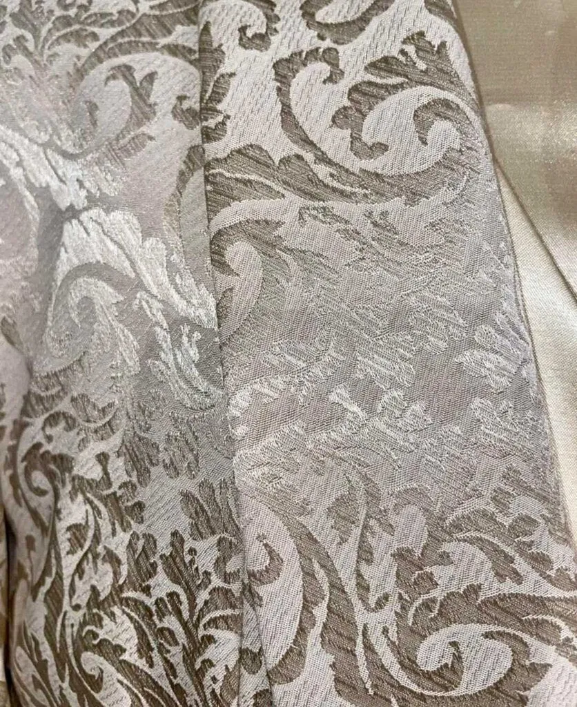 Marsha De Arriaga Cream Brocade Daycoat