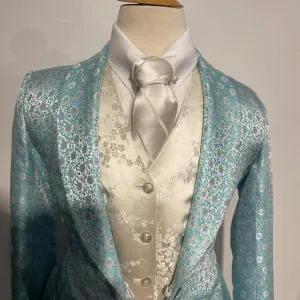MDA Teal Flower Coat
