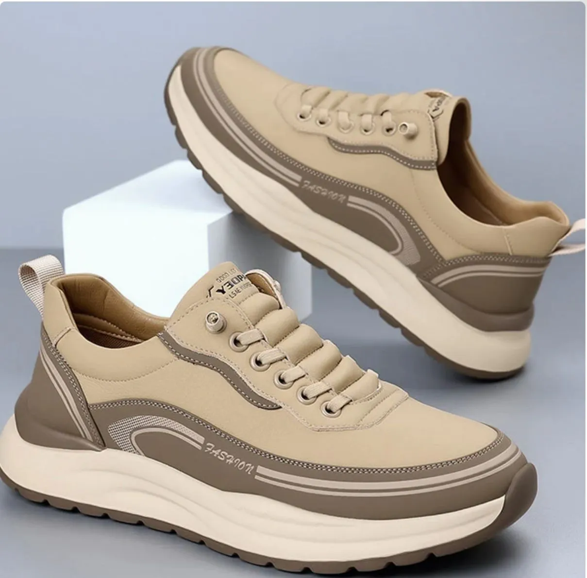 Men's casual slip-on Trainers with non-slip soles