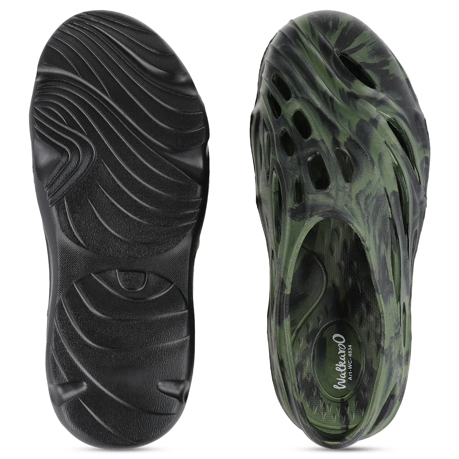 Men's Super Clogs - WC4834 Black green