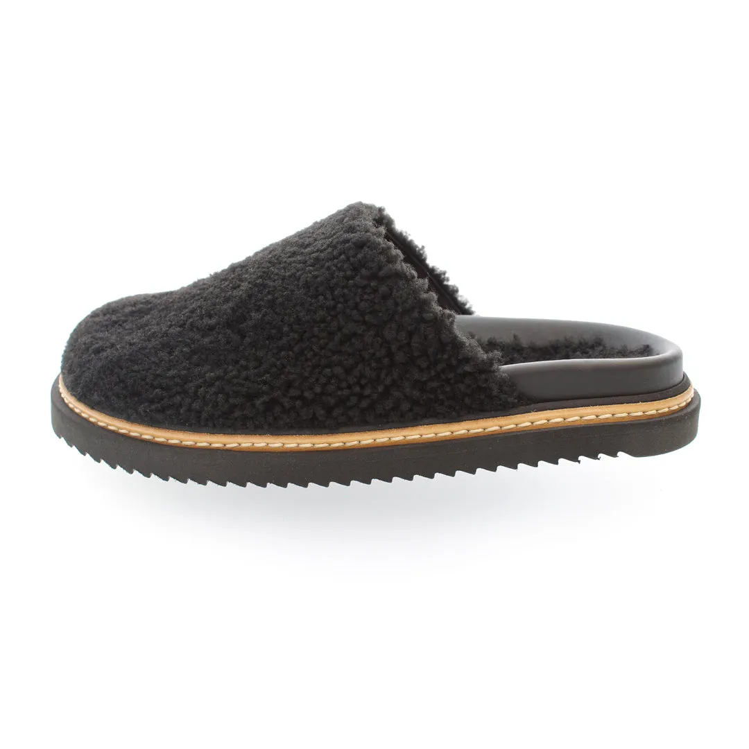 NEBRASKA BLACK SHEARLING