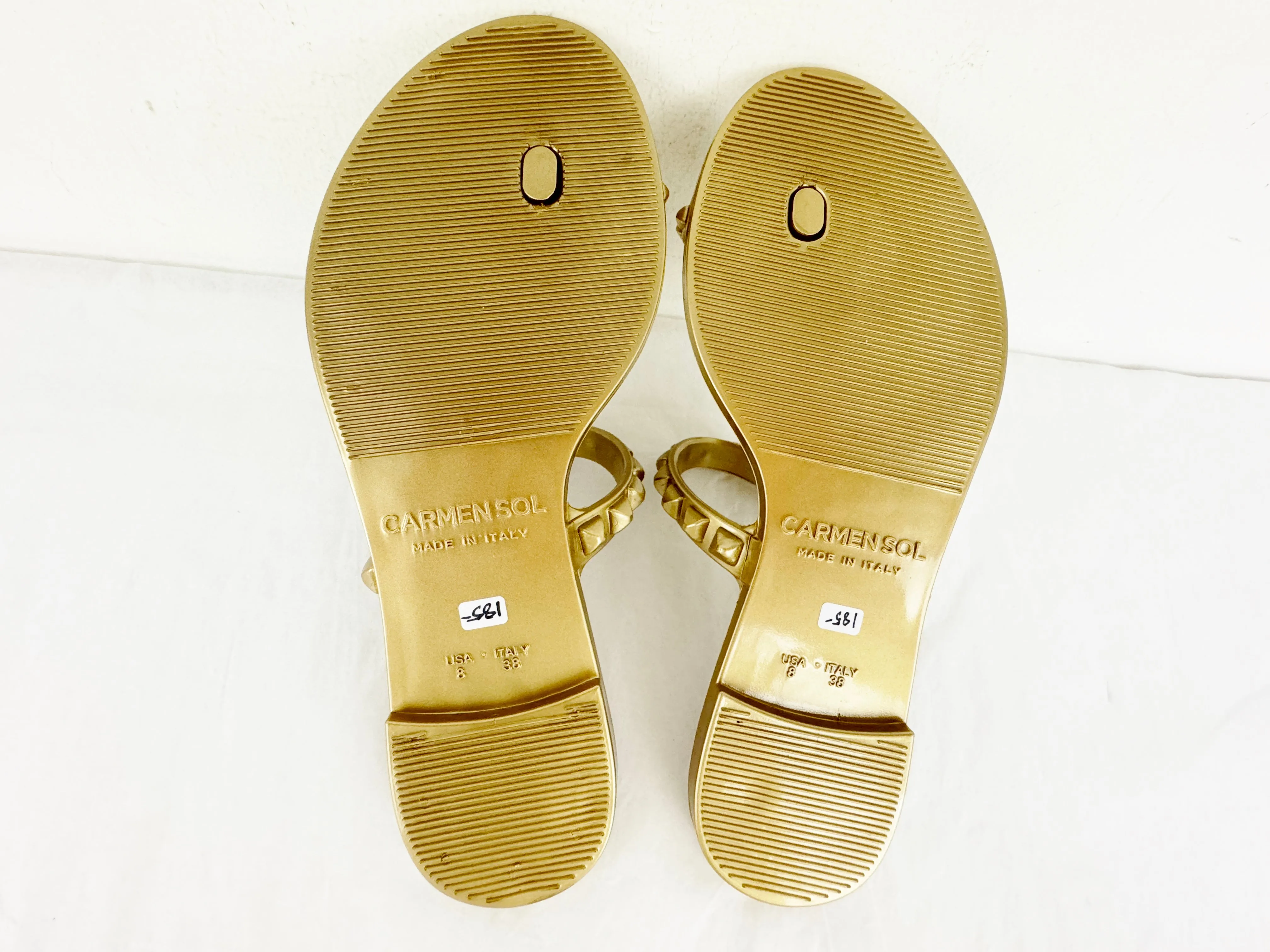 NEW Carmen Sol Jelly Sandal Size 8