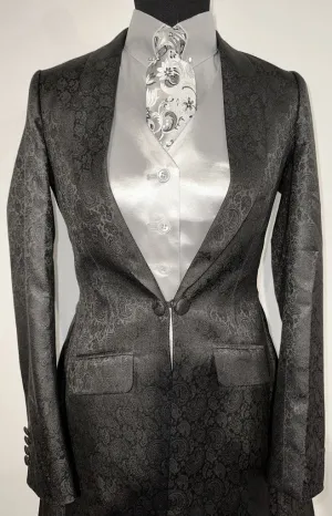 New MTC Black Paisley Daycoat