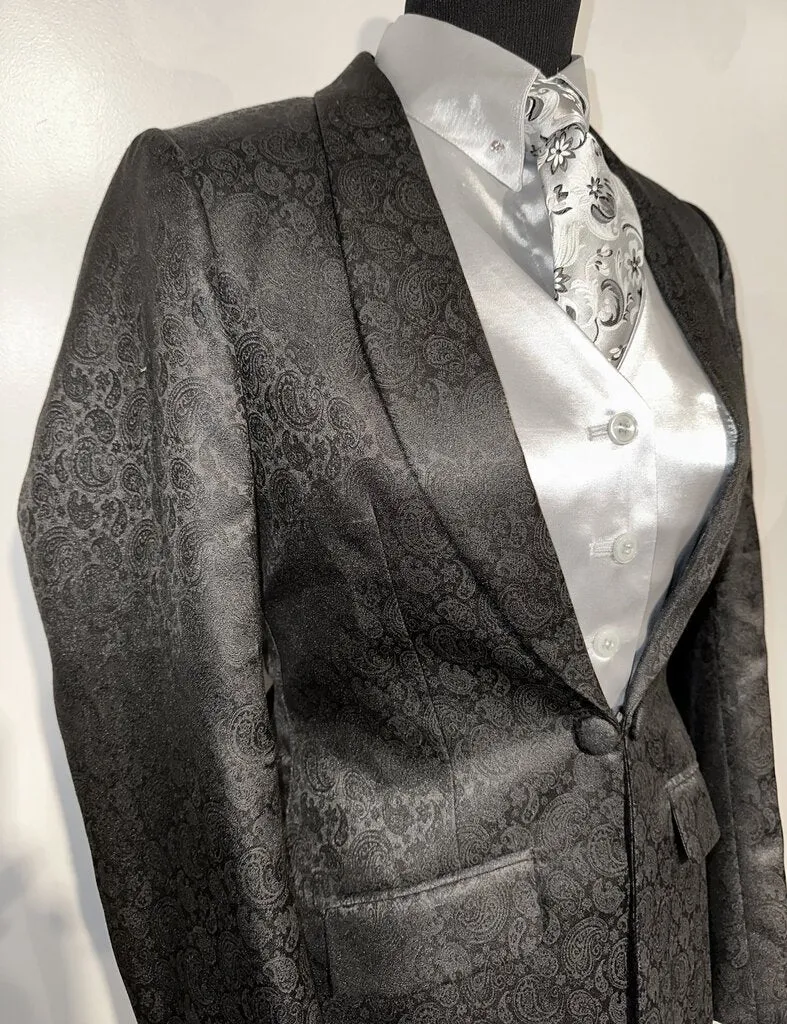 New MTC Black Paisley Daycoat